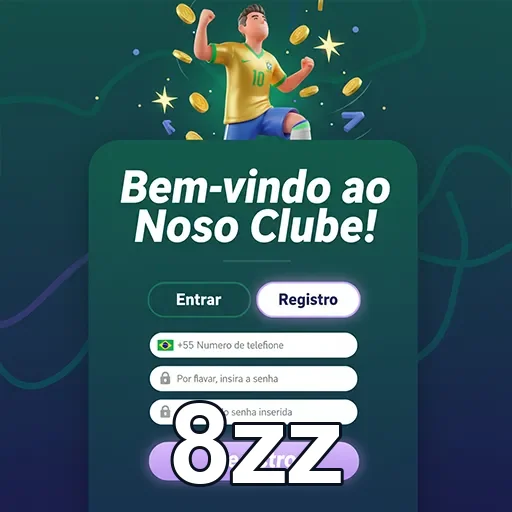 Ilustração de Explore o aplicativo do cassino 8zz com segurança e rapidez