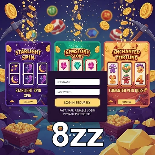 Ilustração de Descubra no 8zz a agilidade nos saques e recompensas VIP